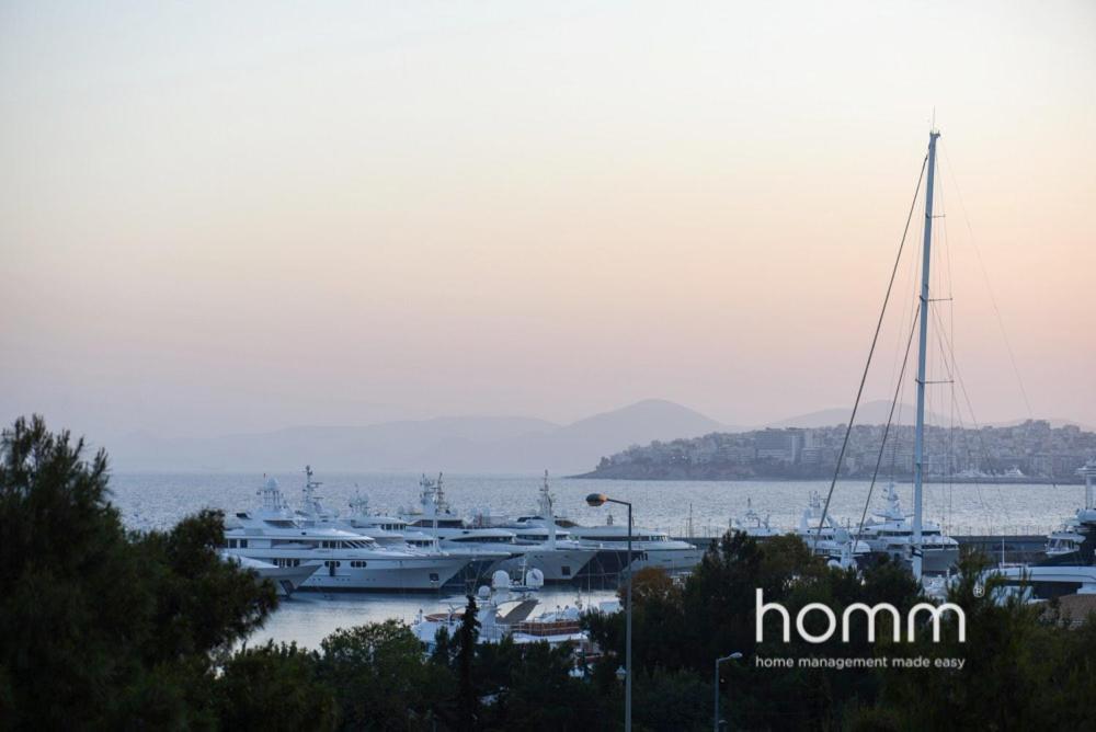 Appartamento 95M² Homm Spectacular Flisvos Marina Sea View Flat Atene Esterno foto