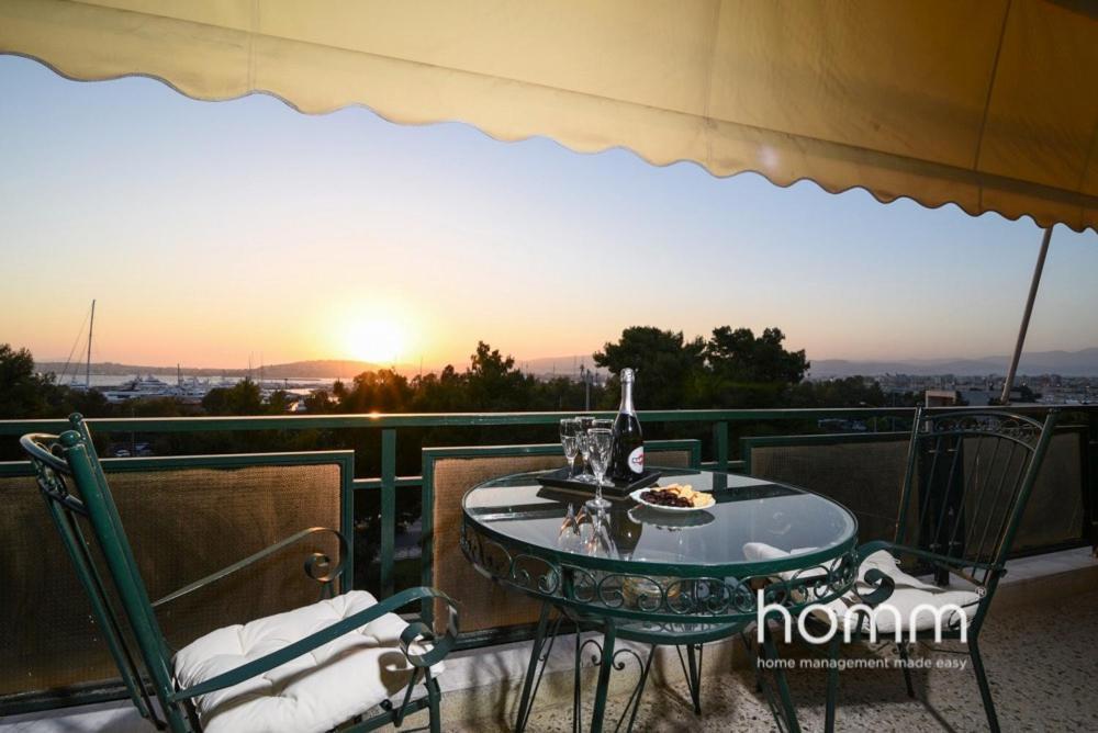 Appartamento 95M² Homm Spectacular Flisvos Marina Sea View Flat Atene Esterno foto