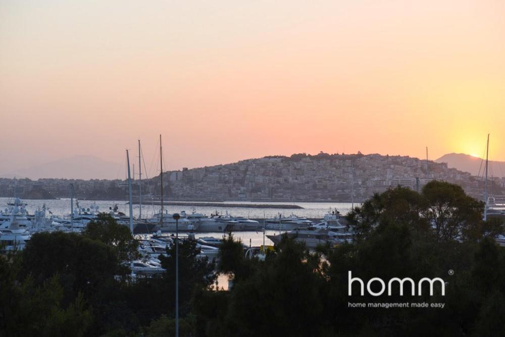 Appartamento 95M² Homm Spectacular Flisvos Marina Sea View Flat Atene Esterno foto